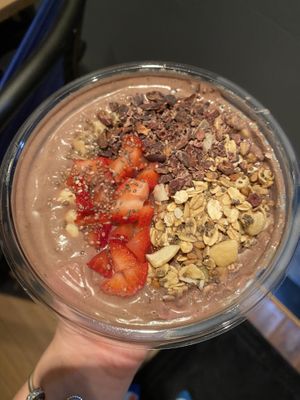 PB smoothie bowl  at Fruitive - Palmer Alley in Washington