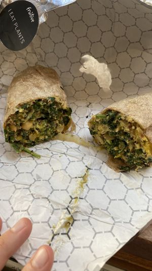 Kale sweet potato wrap  at Fruitive - Palmer Alley in Washington