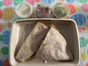 half quesadilla   at Fruitive - Palmer Alley in Washington