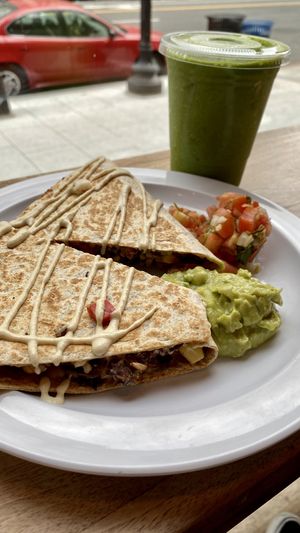 Southwest quesadilla & all greens produce blend   at Fruitive - Palmer Alley in Washington