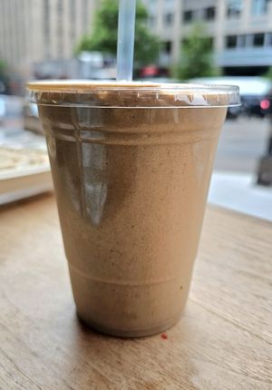 Coffee Date: Cold Brew Coffee, Almond Milk, Banana,  Peanut Butter, Raw Cacao, Dates at Fruitive - Palmer Alley in Washington