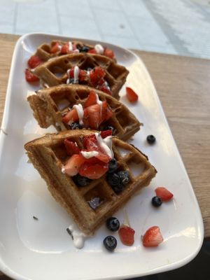 Berry Waffles   at Fruitive - Palmer Alley in Washington