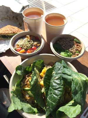 Any array of menu items at Fruitive - Palmer Alley in Washington