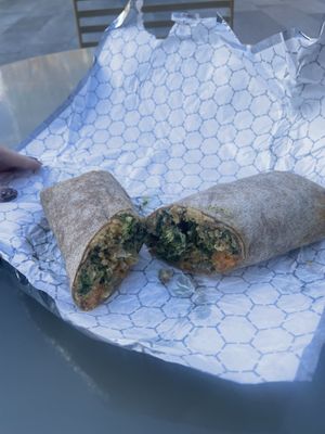 Caesar wrap with quinoa - delicious!  at Fruitive - Palmer Alley in Washington
