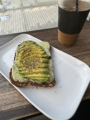 Half order avocado toastt  at Fruitive - Palmer Alley in Washington