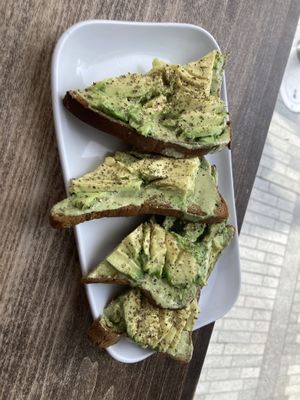 Whole size avocado toast  at Fruitive - Palmer Alley in Washington