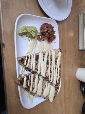 Southwest quesadilla (half size)  at Fruitive - Palmer Alley in Washington