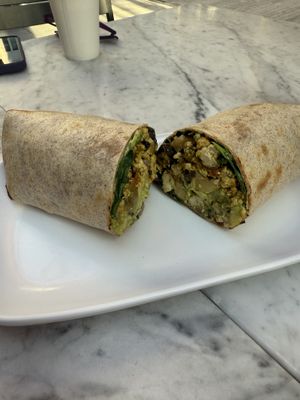 Breakfast scramble wrap  at Fruitive - Palmer Alley in Washington