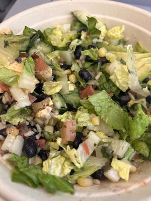 Southwest salad without the ranch dressingg  at Fruitive - Palmer Alley in Washington