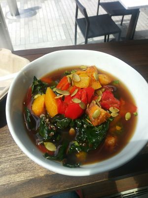 Forager soup at Fruitive - Palmer Alley in Washington