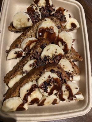 Almond Banana Toast at Fruitive - Palmer Alley in Washington