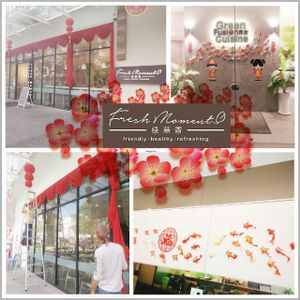 nice cny decoration at Fresh Moment in Penang