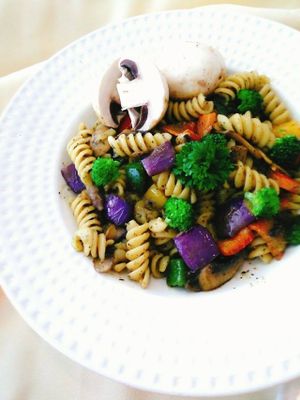 valentine special~brinjal spaghetti at Fresh Moment in Penang