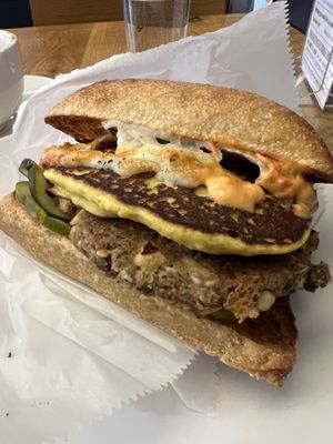 Breakfast sandwich   at B52 Cafe in Pittsburgh