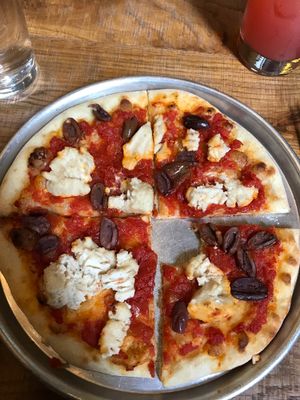 cashew cheese flatbread at B52 Cafe in Pittsburgh