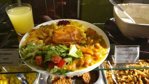 Daily menu at Ganesha Vega Etelbar in Budapest