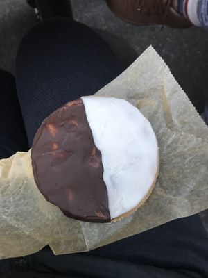 Black and white cookie - amazing! at Erin McKenna's Bakery in New York City