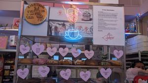 Some of the goodies at Erin McKenna's Bakery in New York City