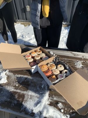 yum!!! cupcake assortment   at Erin McKenna's Bakery in New York City