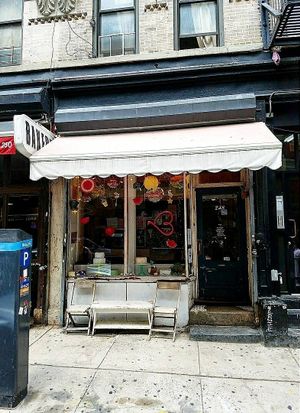 cute shop front! :) at Erin McKenna's Bakery in New York City