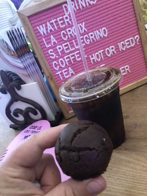 Chocolate chip brownie at Erin McKenna's Bakery in New York City