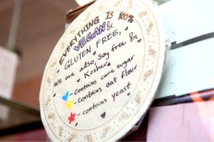 Quite allergen friendly.  at Erin McKenna's Bakery in New York City