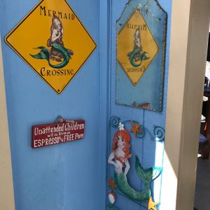 unattended children at The Little Mermaid Cafe in Homer