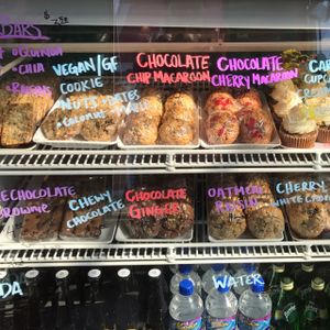 bakery case at The Little Mermaid Cafe in Homer