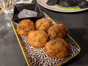Arancini balls at Shop 225 Pizzeria in Pascoe Vale South