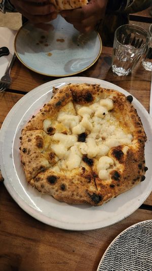 Garlic focaccia, not bad but would rather get margherita next time at Shop 225 Pizzeria in Pascoe Vale South