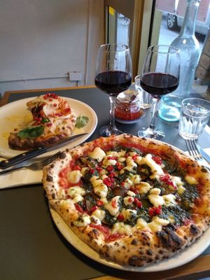 Verde pizza at Shop 225 Pizzeria in Pascoe Vale South