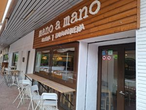 Outside at Mano a Mano in Murcia