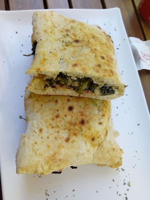 I can't remember what this was, it was good, but greasy. at Mano a Mano in Murcia