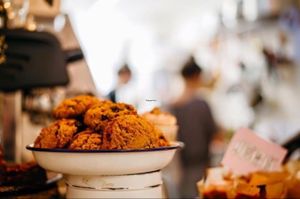 Vegan cookies  at Cupcakes and Shhht in East London