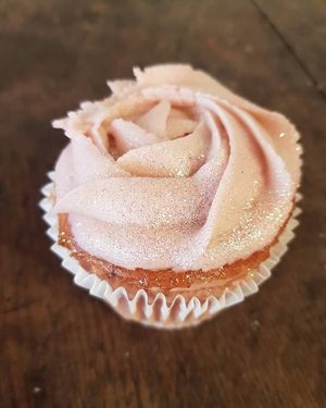 Strawberry cupcake at Cupcakes and Shhht in East London
