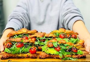 Stuffed croissants  at Cupcakes and Shhht in East London