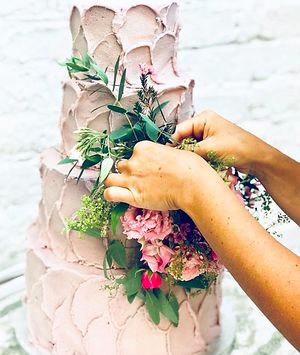 Wild Flower Wedding  at Cupcakes and Shhht in East London