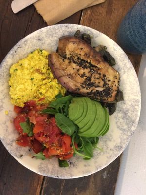 Breakfast on rye at Cupcakes and Shhht in East London