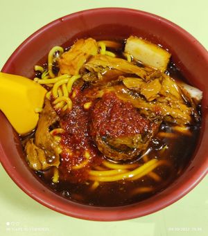 Lor Mee $3.50 at Green Healthy Vegetarian 绿康素食 in Central Singapore