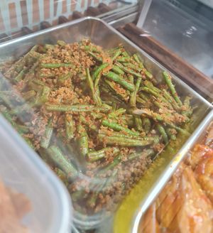 Sambal long beans ~ 24/6/22 at Green Healthy Vegetarian 绿康素食 in Central Singapore