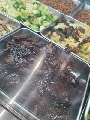 Black pepper mock meat ~ 24/6/22 at Green Healthy Vegetarian 绿康素食 in Central Singapore