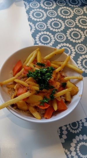 curry at Smaki Roslinne in Krakow