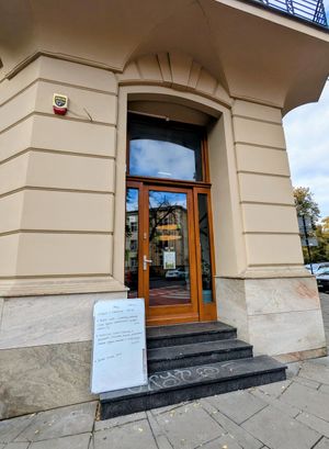 Outside at Smaki Roslinne in Krakow