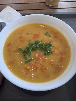 Small soup   at Smaki Roslinne in Krakow