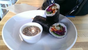 Sushiritos sandwich...yum! at Love Food Central in St Petersburg