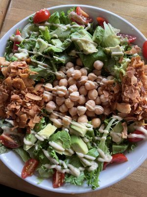 chickpea bakon ranch salad  at Love Food Central in St Petersburg