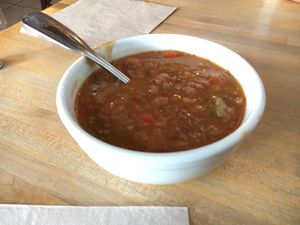 Root beer chilli at Love Food Central in St Petersburg
