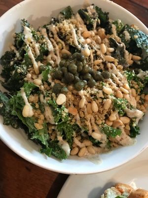 incredible kale salad❤️ at Love Food Central in St Petersburg