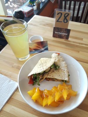 Six Stars!****** Awesome sauce & Awesome Art! 6 Stars! at Love Food Central in St Petersburg