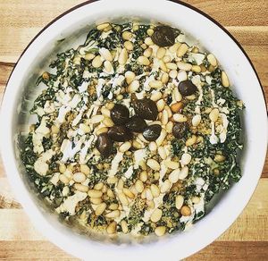 Vegan and gluten-free kale Caesar salad  at Love Food Central in St Petersburg